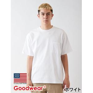 Goodwear 公式 BIGT メンズ レディース 7.6オンス USAコットン 無地 ポケット｜united-japan