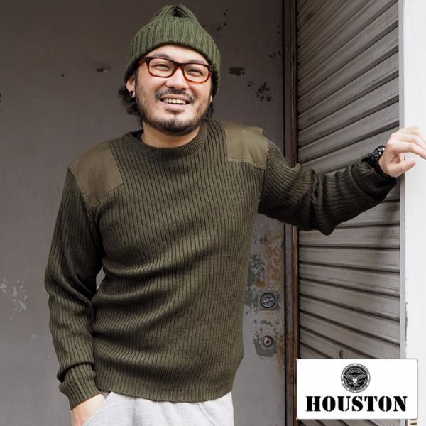 HOUSTON ヒューストン ニット セーター メンズ COMMAND SWEATER 2160 ミ...