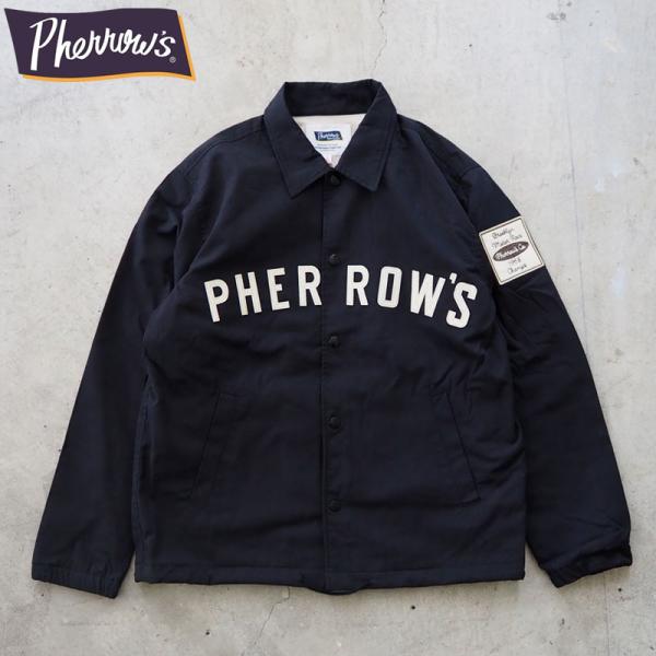 フェローズ ジャケット PHERROW'S ロクヨンクロス 裏トリコット コーチジャケット 26S-...