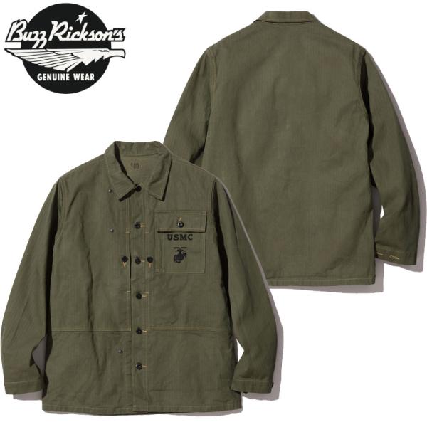 バズリクソンズ ジャケット BUZZ RICKSON'S U.S.M.C. M-1944 HERRI...