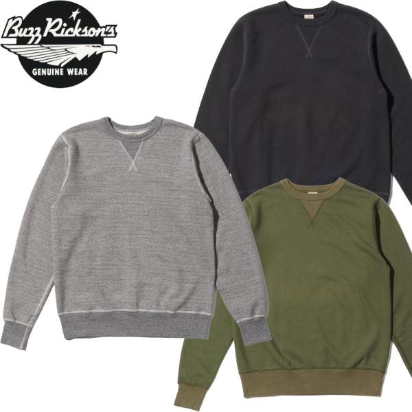 バズリクソンズ トレーナー スウェット BUZZ RICKSON'S SET-IN CREW NEC...