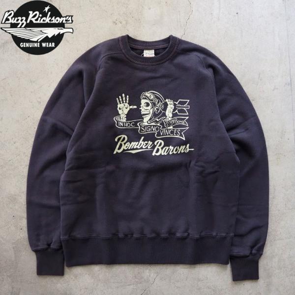 バズリクソンズ トレーナー BUZZ RICKSON'S フリーダムスリーブ スウェット BR696...