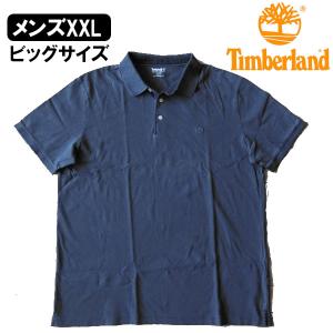 タグ付き未使用 Timberland ロゴ刺繍 LOOSE FIT ポロシャツ Timberland（ティンバーランド） ポロシャツ 半袖 コットンカノコ ワン