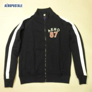 エアロポステール トラックドジャケット AEROPOSTALE スウェット トリコロール メンズ XSサイズ ネイビー｜united-us