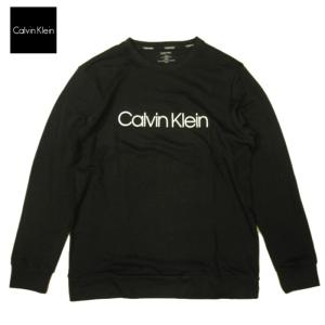 カルバンクライン トレーナー 薄手 スウェットシャツ calvin klein jeans ロゴプリント メンズ 大きいサイズXLビッグサイズあり ブラック｜united-us