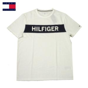 トミーヒルフィガー TOMMY HILFIGER コットンブレンドカノコＴシャツ トリコロールカラーフラッグロゴ メッシュポロシャツ素材 ホワイト メンズ Lサイズ｜united-us