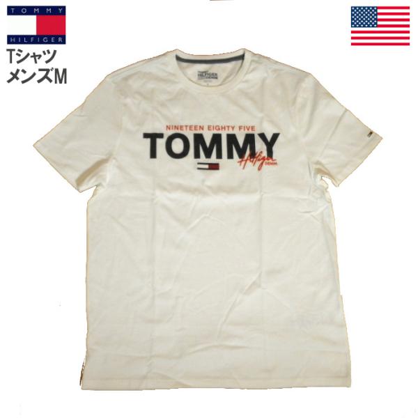 トミーヒルフィガー TOMMY HILFIGER DENIM Ｔシャツ ロゴ刺繍 トリコロールカラー...