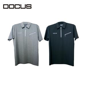 ドゥーカス 春夏 ポロ メンズ ウェア アパレル 大人 かっこいい DOCUS dcm21s004 RELOADED ZIP UP POLO コアーズ あすつく｜unitedcorrs