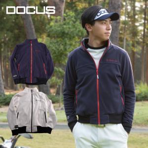 【20％OFF】ドゥーカス DOCUS ゴルフウェア フリース ジャケット Stylish Fleece Jacket 秋 冬 アパレル ゴルフ ウェア メンズ｜unitedcorrs