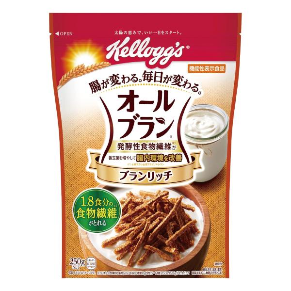 ケロッグ オールブラン ブランリッチ 250g 12袋 送料無料