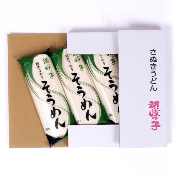 【訳あり】賞味期限間近2026年3月　讃岐っ子 そうめん　お試しセット　乾麺3袋入り  ポイント消化...