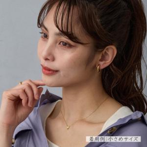 フープピアス サージカルステンレス 18K 1...の詳細画像4