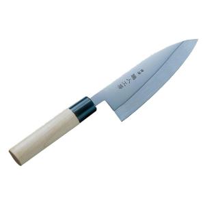 出刃包丁 燕三条製造 160mm 刀身が厚く、魚のさばき、ぶつ切り等に便利 専用箱入れ