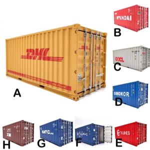 海上コンテナ 20フィート 模型 1/20 完成品 トレーラー