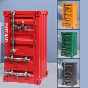 コンテナ　収納コンテナ　海上コンテナ　インテリア　スチールボックス コンテナボックス 金属製 スチールコンテナ ミニキャビネット 海上