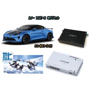 ルノー RENAULT アルピーヌ ALPINE A110　アルパイン 地デジセット テレビ TV　VISIT ELA-H3 アクセサリー　パーツ｜universal-trader-y