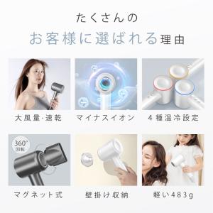 大風量 速乾 ドライヤー マイナスイオン 大風...の詳細画像3