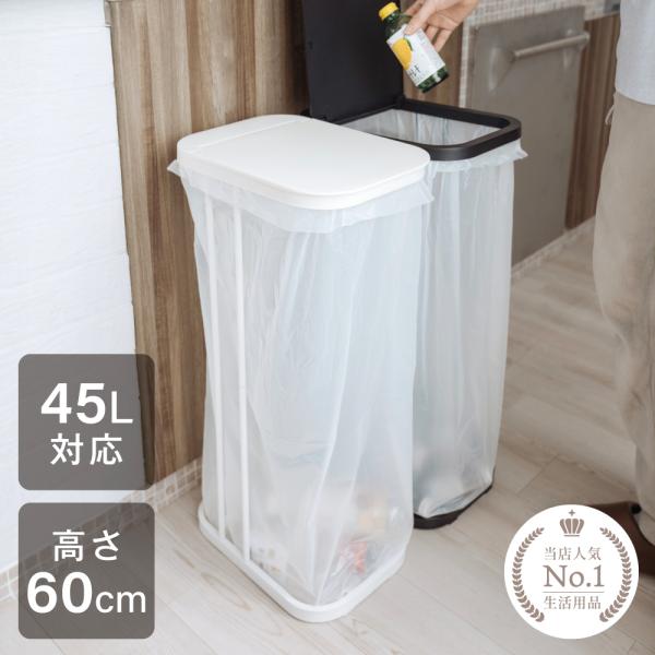 ゴミ箱 45L おしゃれ 分別 キッチン ダストボックス スリム 分別ゴミ箱 棚下 カウンター下 ご...