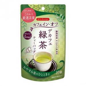 ティーブティック デカフェ緑茶 (カフェインオフ) 10TB×12セット 50604