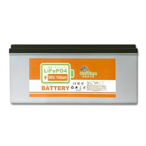 Unitime リン酸鉄リチウムイオンバッテリー LiFePO4 36V 100Ah 3840Wh  BMS バッテリーマネージメントシステム PSE認証 送料無料｜univision