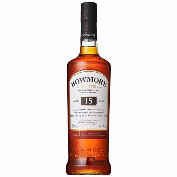 ウイスキー スコッチ アイラ シングルモルト ボウモア 15年 43度 700ml 箱無し BOWM...