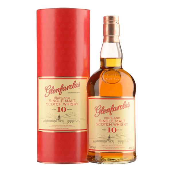 ウイスキー スコッチ ハイランド シングルモルト グレンファークラス 10年 40度 700ml 箱...