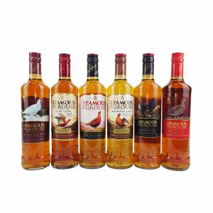 お酒 ギフト まとめ買い ウイスキー ブレンデッド スコッチ フェイマスグラウス 700ml 飲み比べ 6本セット｜unix11112000