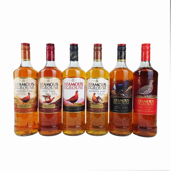 お酒 ギフト まとめ買い ウイスキー ブレンデッド スコッチ フェイマスグラウス 1000ml 飲み...