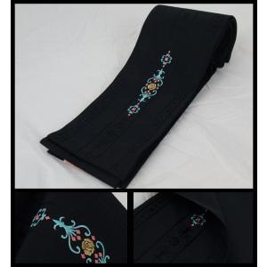 【京紫織】お仕立て上がり洗える帯【ラインストーンししゅう-細帯-】