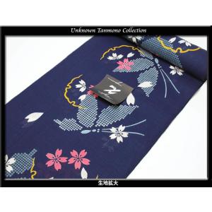 お仕立て上がりレディース浴衣単品 麻100％ むさしの物語 近江ちぢみ