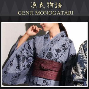 お仕立て上がりレディース浴衣単品 麻100％ むさしの物語 近江ちぢみ