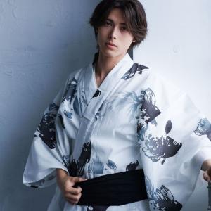 男浴衣セット【浴衣+帯+下駄+腰紐】Ummm....の詳細画像5