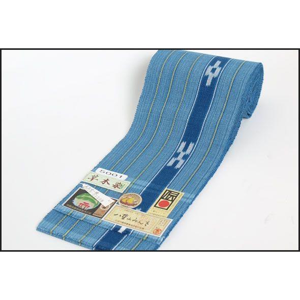 [手織り草木染め]八重山ミンサー半巾帯