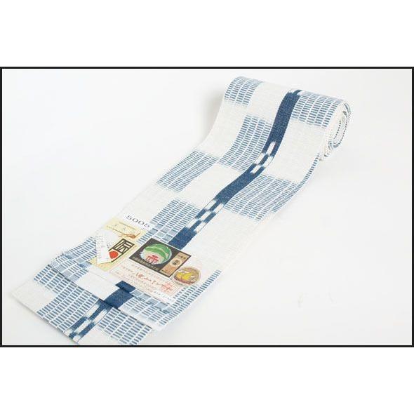 [手織り草木染め]八重山ミンサー半巾帯