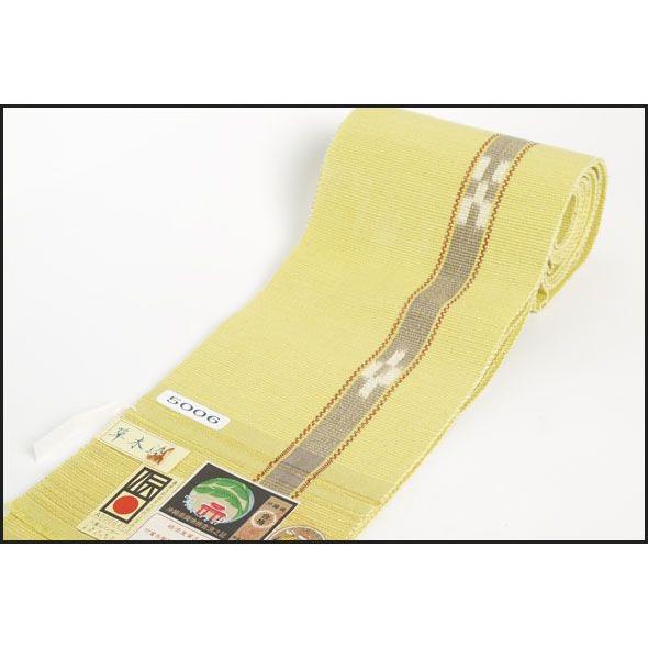 [手織り草木染め]八重山ミンサー半巾帯