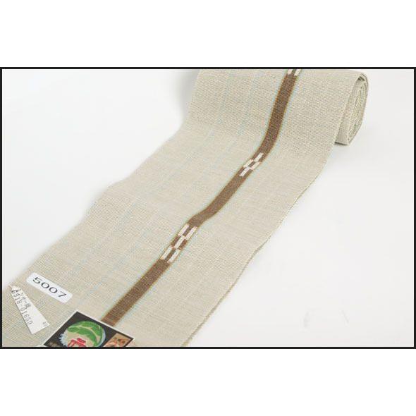 [手織り草木染め]八重山ミンサー半巾帯