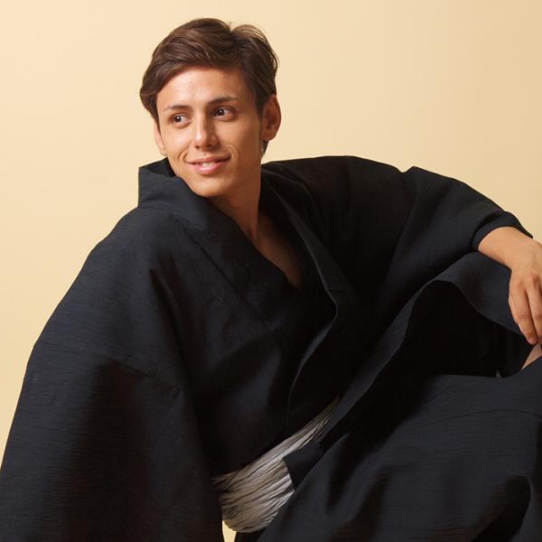 浴衣 メンズ/送料無料/男性 メンズ 浴衣/浴衣+帯+下駄+腰紐/日本製高級生地/男/手絞り・国産高...