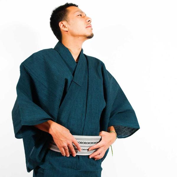 浴衣 メンズ/送料無料/男性浴衣 /浴衣+帯+下駄+腰紐/日本製高級生地手絞り・国産高級生地使用・男...