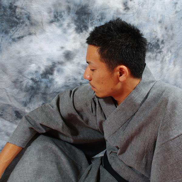 浴衣 メンズ/送料無料/男性 メンズ 浴衣/浴衣+帯+下駄+腰紐/日本製高級生地/男/手絞り・国産高...