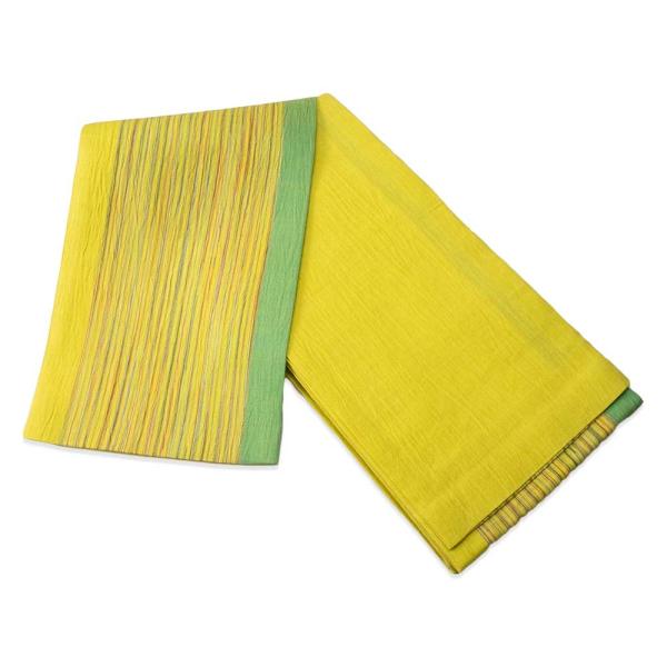 ［綿麻・縞小袋帯］シンプルで上質な小袋帯