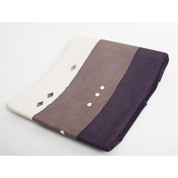 お仕立て上がり[正絹九寸染め名古屋帯]夏帯