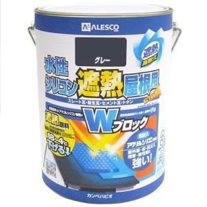 カンペハピオ 水性シリコン遮熱屋根用 グレー 3L