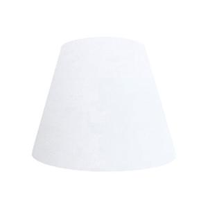 ランプ シェード キャッチ式 交換用ランプシェード 綿布 ホワイト 直径28cm K-28170