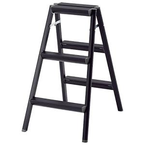 長谷川工業 踏台 3段 ブラック SE-8a