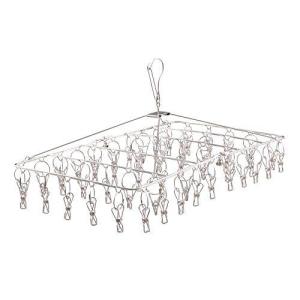 アイリスオーヤマ ステンレスピンチハンガー 洗濯ハンガー 洗濯 物干し 50ピンチ オールステンレス サビにくい 室内外両用 落ちにくい 回転式