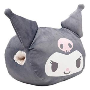 モリシタ サンリオ クロミ Hug me ハグミークッション 約30x40cm ブラック