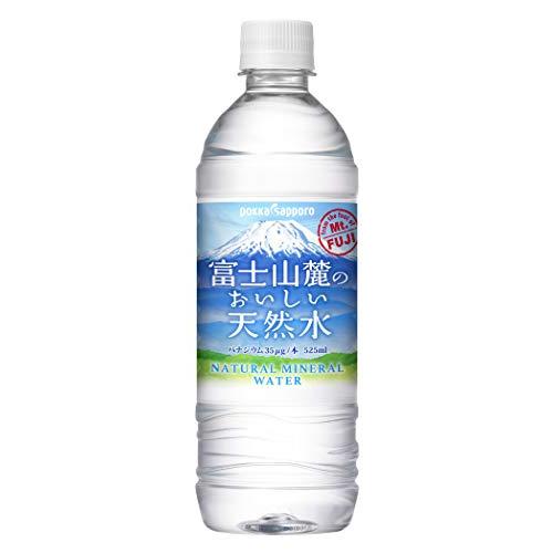 ポッカサッポロ 富士山麓のおいしい天然水 525ml ×24本