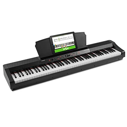 Alesis 電子ピアノ 88鍵盤 フルサイズ グレーデッドハンマーアクション鍵盤 30種類の内蔵サ...
