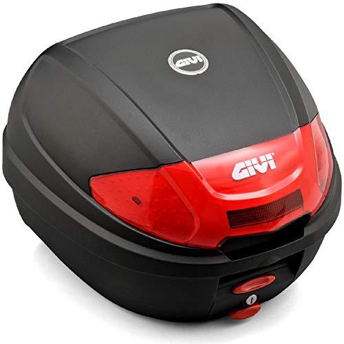 GIVI(ジビ) バイク用 リアボックス モノロック 30L E300N2 未塗装ブラック レッドレ...