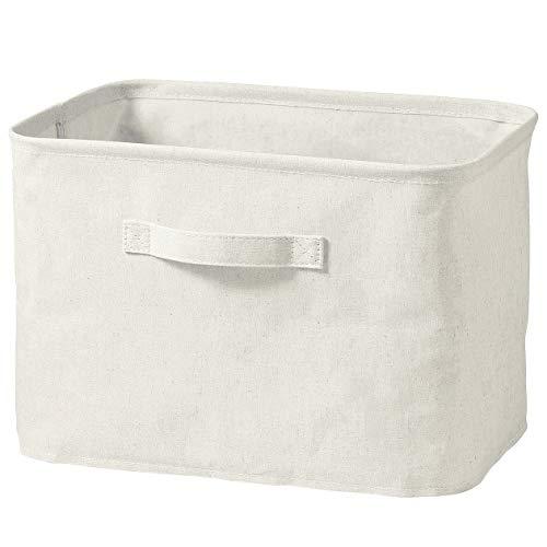 無印良品 ポリエステル綿麻混・ソフトボックス・長方形・中 約幅37×奥行26×高さ26cm 3836...